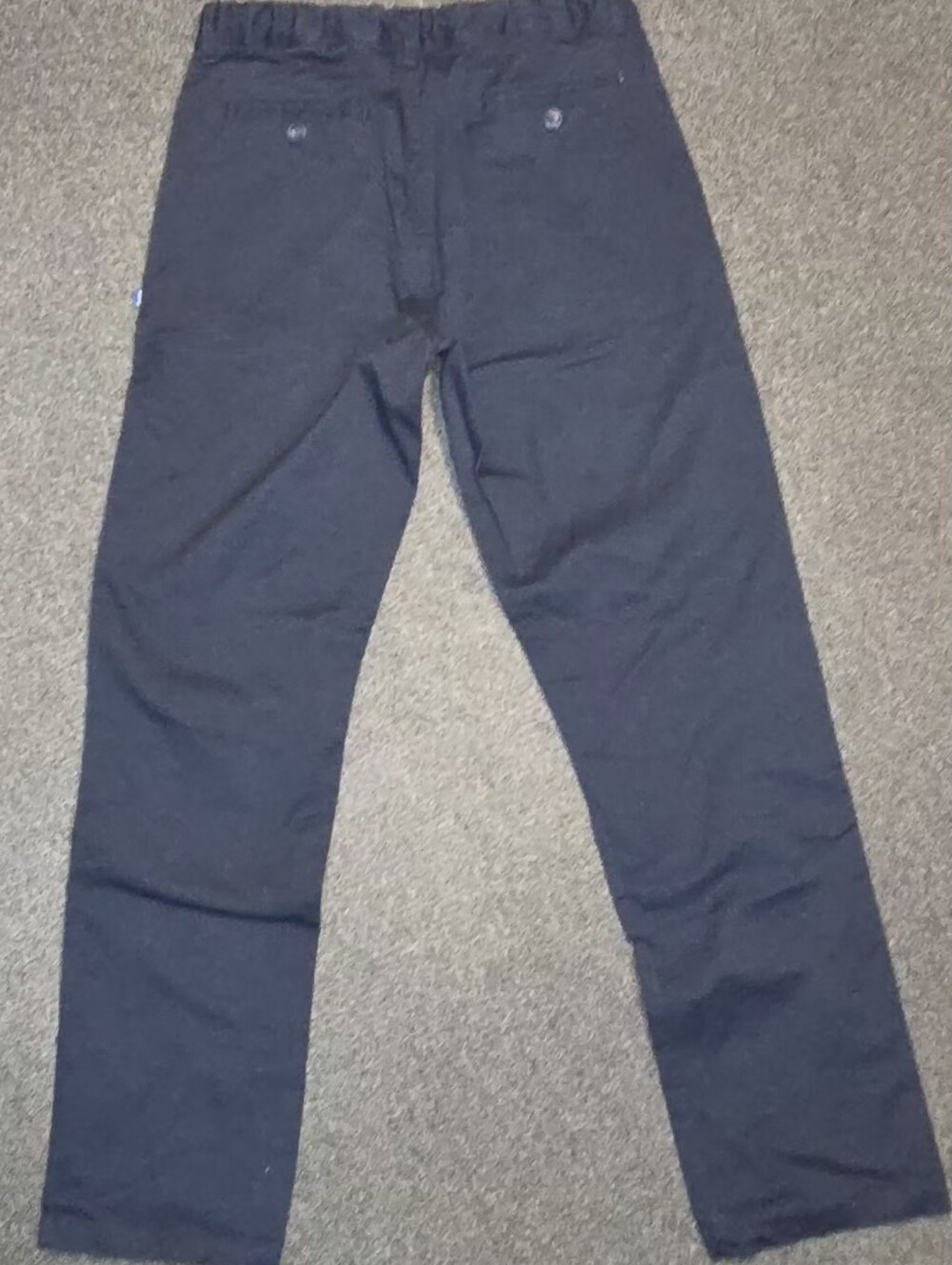Men's Classic Navy Straight-Leg Pants